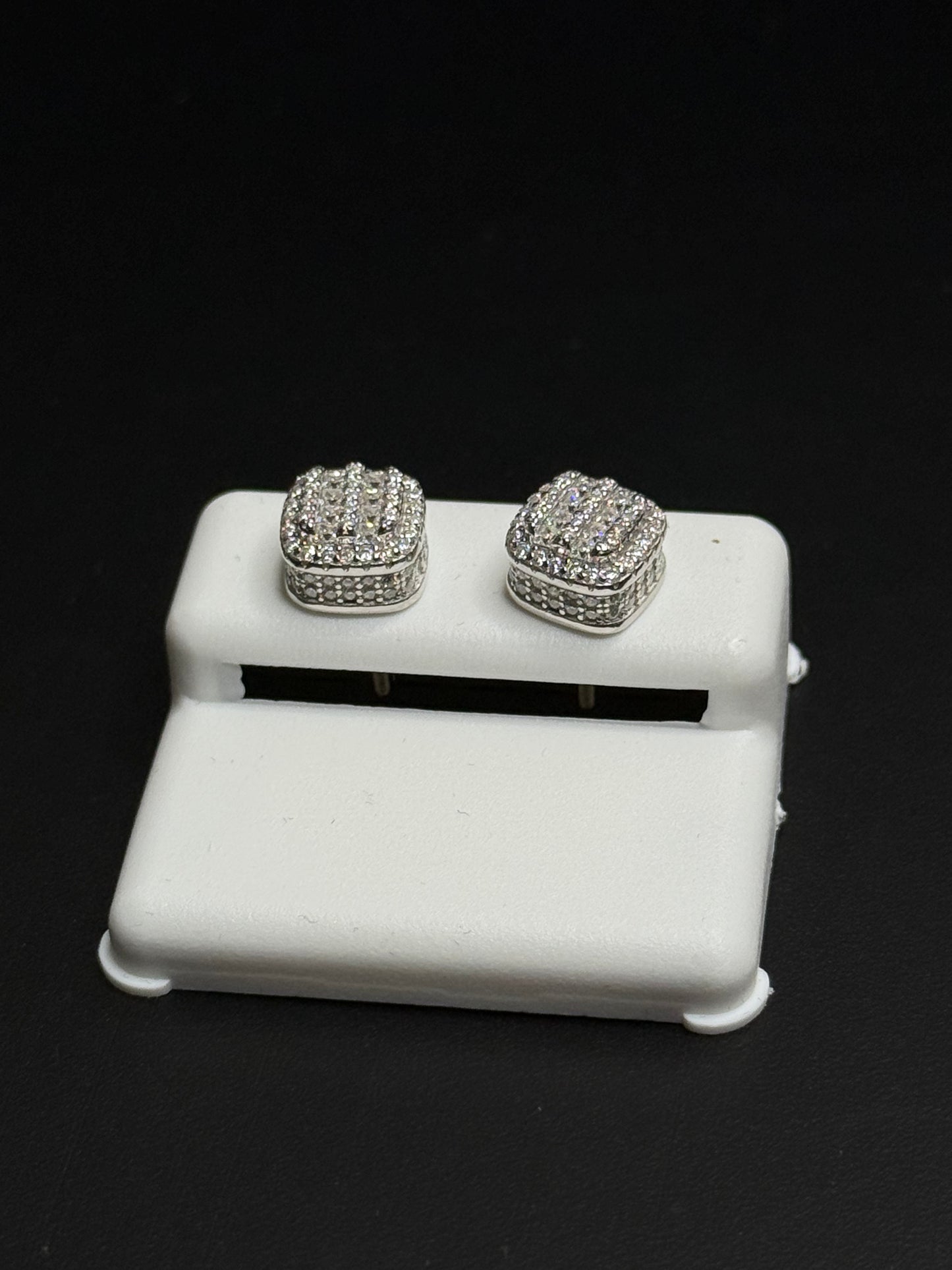 925 Sterling Silver Moissanite Earrings