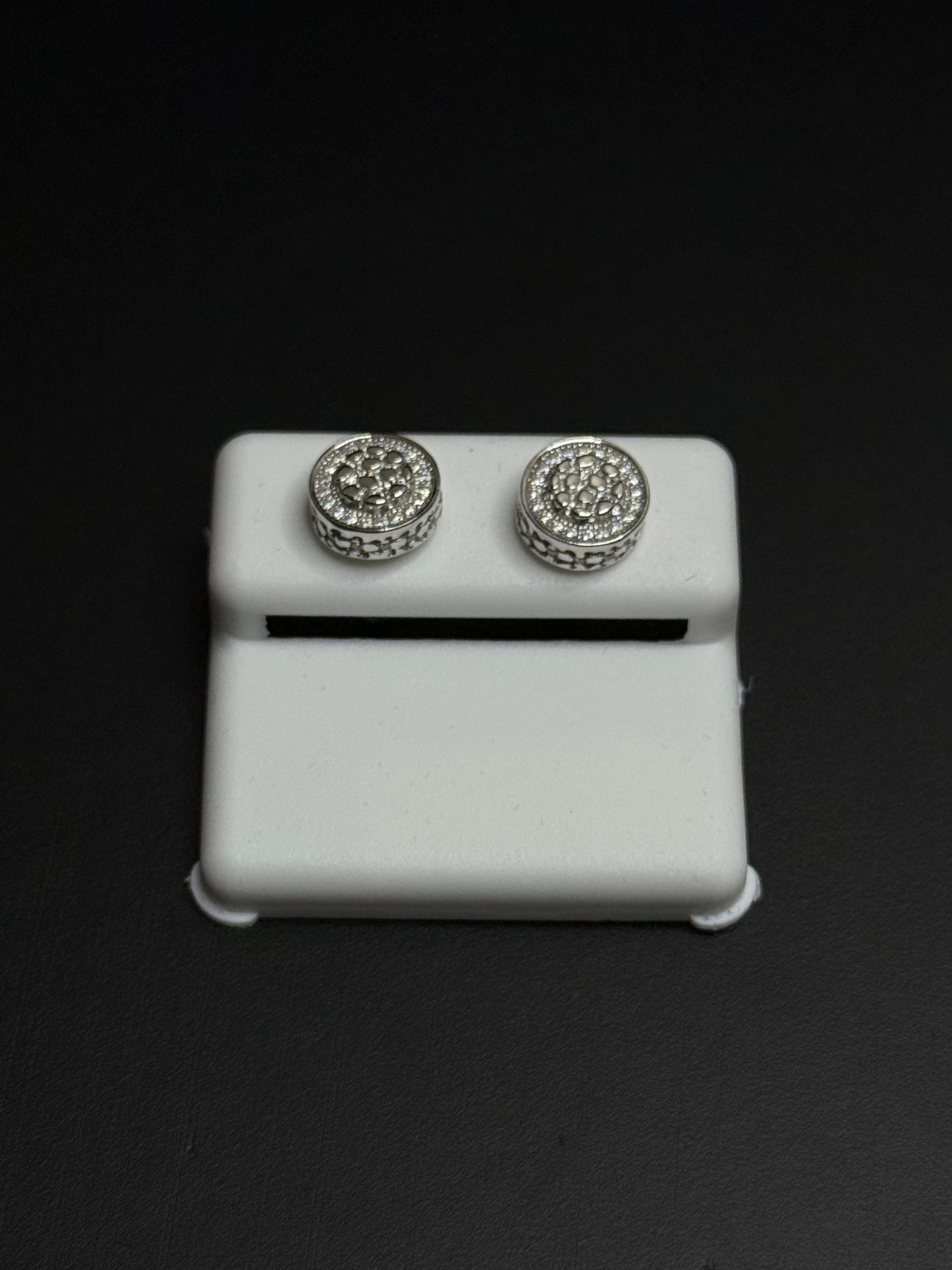 925 Sterling Silver Earrings Moissanite