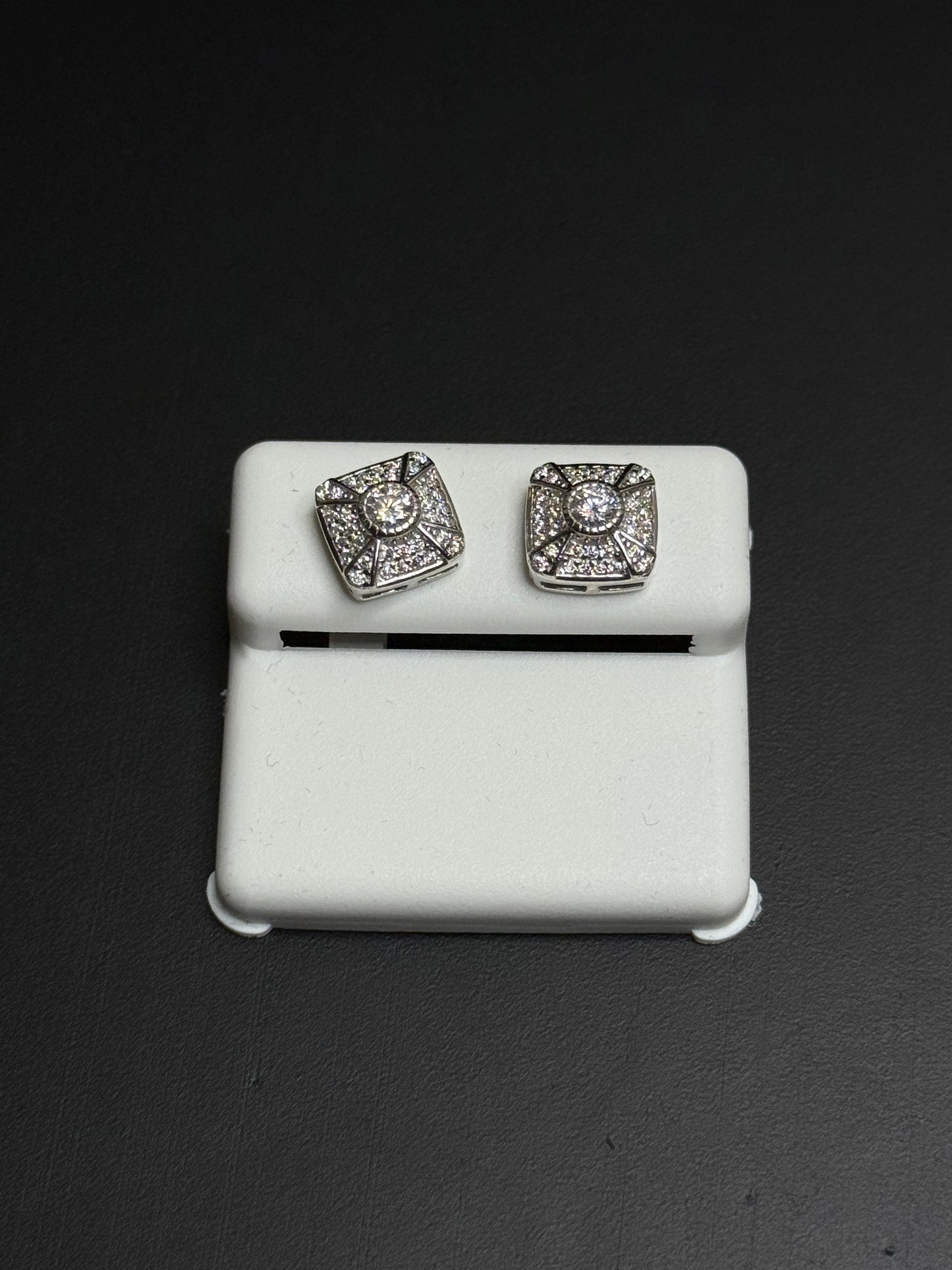 925 Sterling Silver Moissanite Earrings