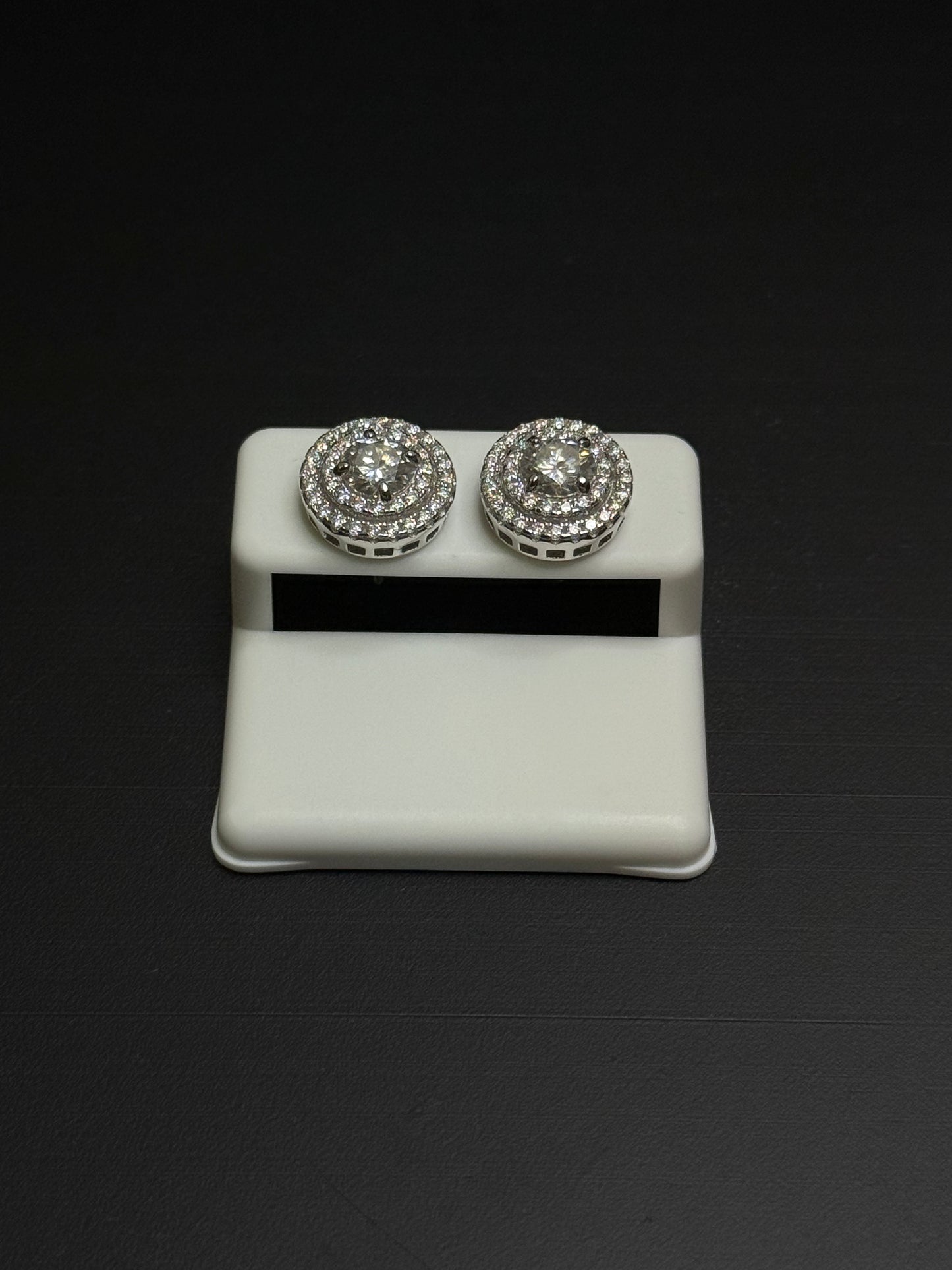 925 Sterling Silver Moissanite Earrings