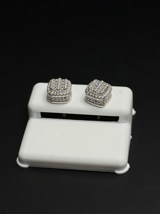 925 Sterling Silver Moissanite Earrings