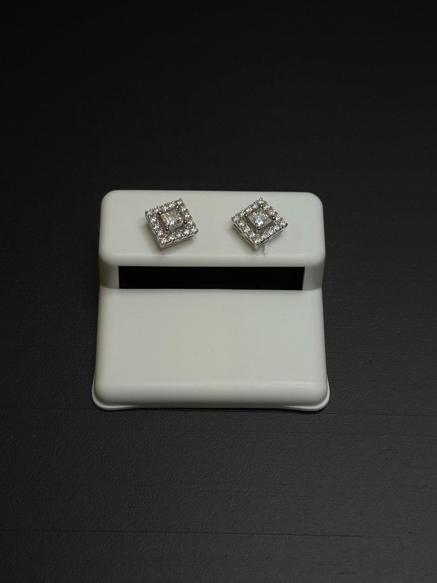 925 Sterling Silver Moissanite Earrings