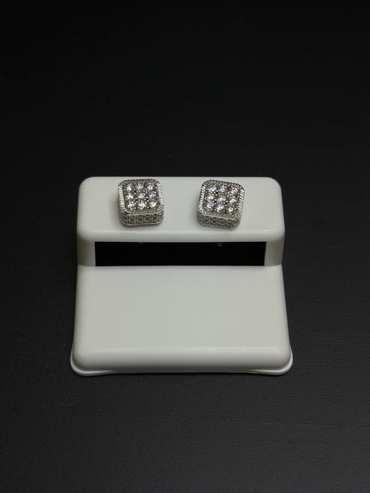 925 Sterling Silver Moissanite Earrings