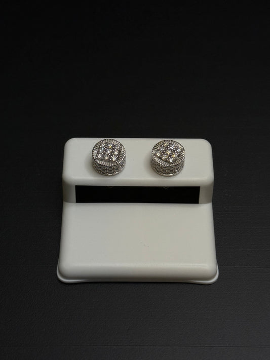 925 Sterling Silver Moissanite Earrings