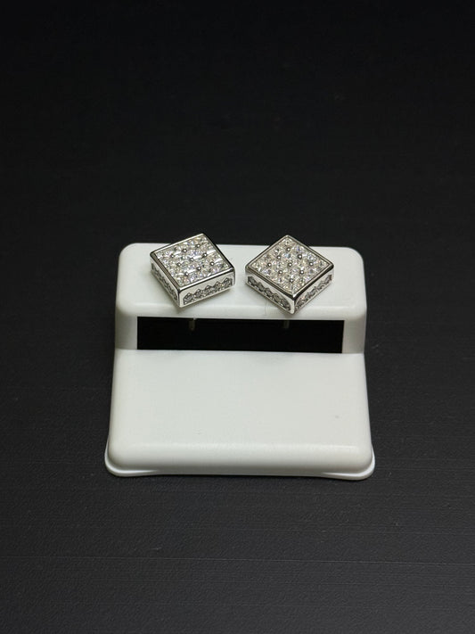 925 Sterling Silver Moissanite Earrings