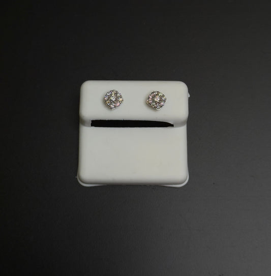 925 Sterling Silver Lab Diamond Earrings