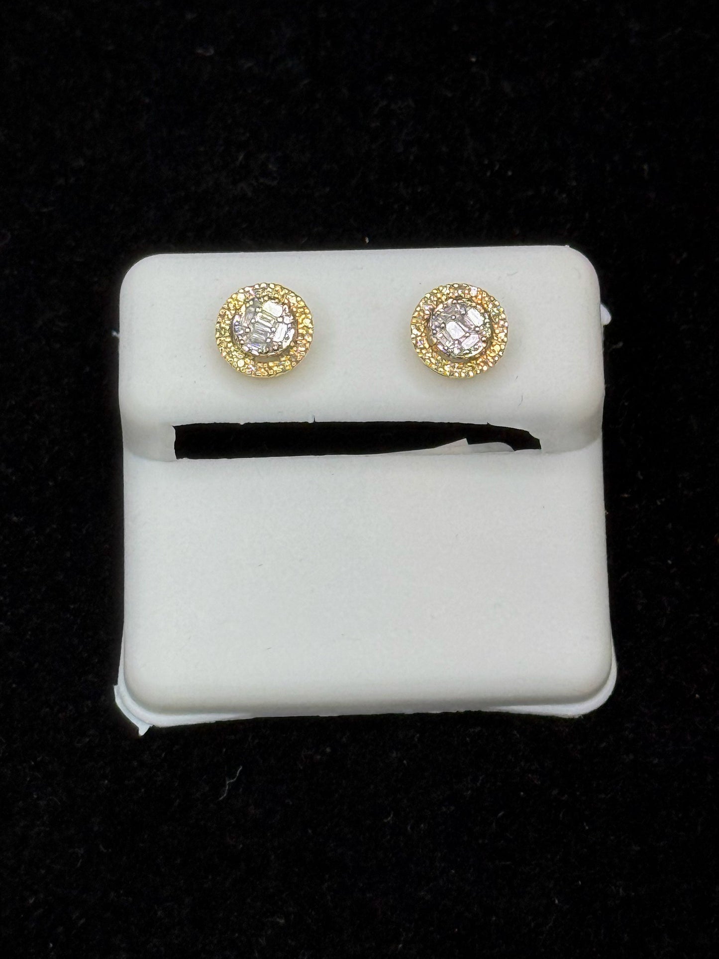 10K Gold "Classic Elegance" Diamond Earrings