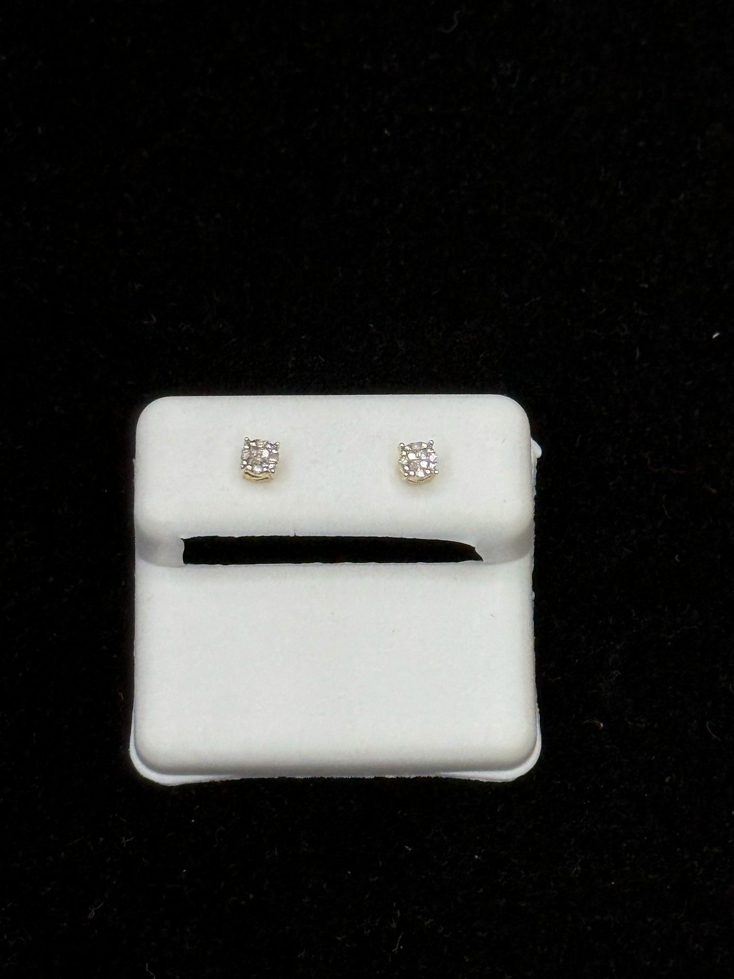 10K Gold "Petite Glow" Diamond Earrings