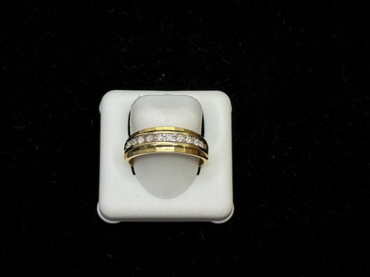 10K Gold "The Royal Channel" Diamond Ring