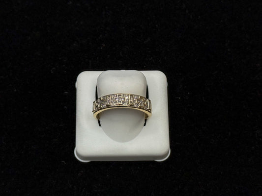 10K Gold "The Holy Link" Diamond Ring