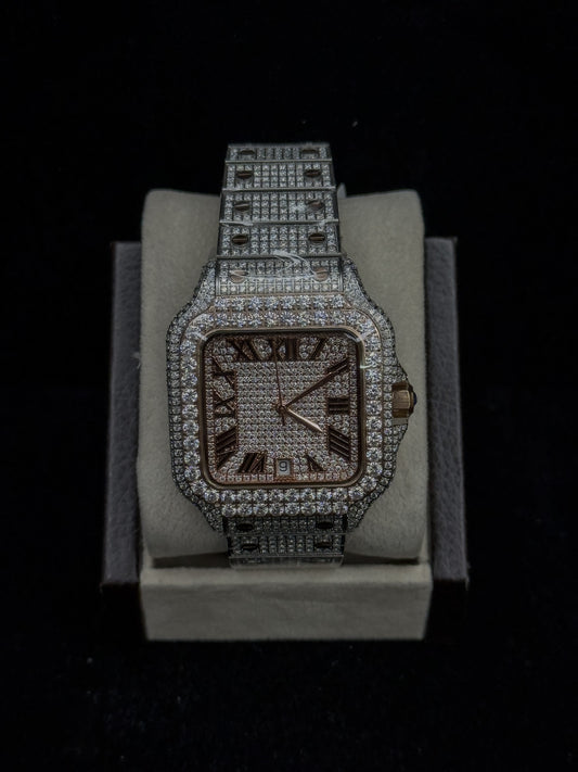 Moissanite Watch "The Frost Monarch"