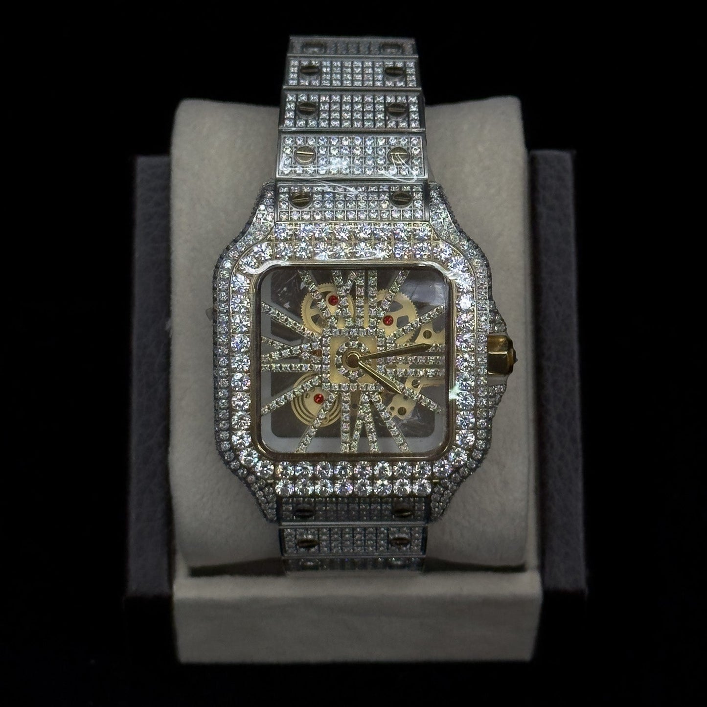Moissanite Watch "The Phantom Executive"