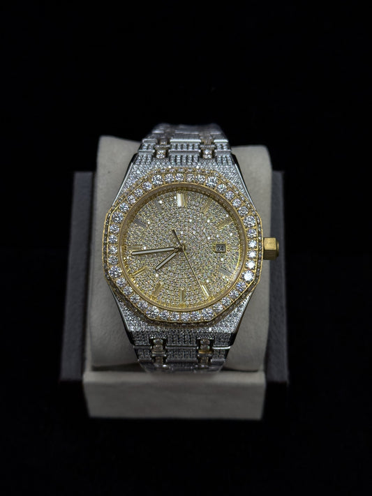 Moissanite Watch "The Aurelius Frost"